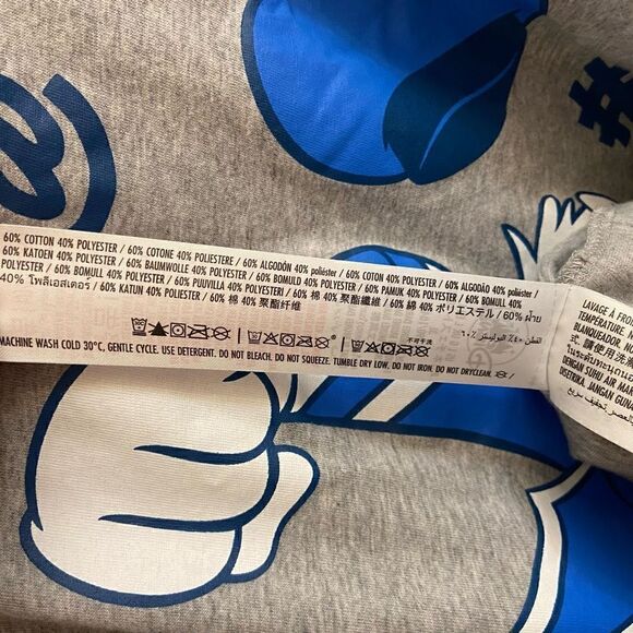 NEW Disney Angry Donald Duck Long Sleeve Tee Men’s Large Runs Small - Picture 4 of 5